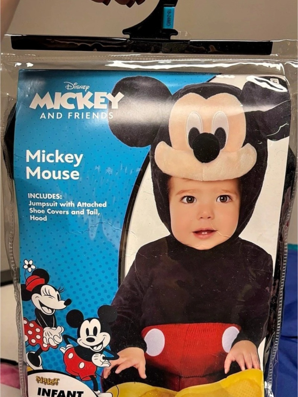 Disney Mickey Mouse Infant Costume Spirit Halloween Baby 18-24 Months